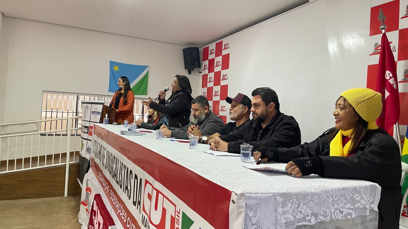 Presidenta da FETEMS participa de Encontro dos Sindicalistas da CUT/MS