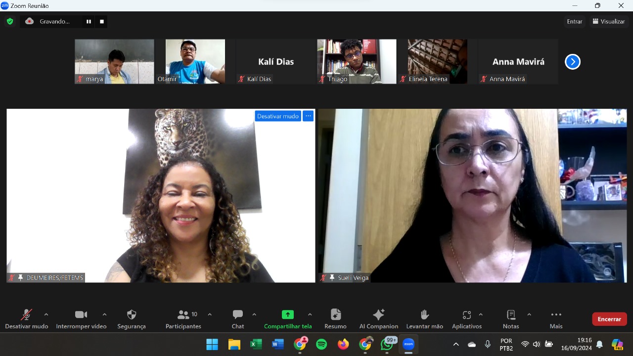 FETEMS realiza 1ª reunião do Coletivo de Educadores Indígenas