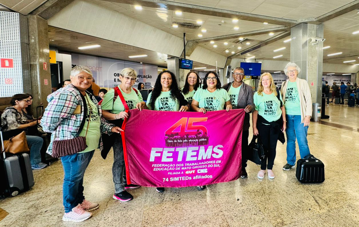 Delegação representa MS no Encontro Nacional de Aposentados(as), em Bento Gonçalves/RS