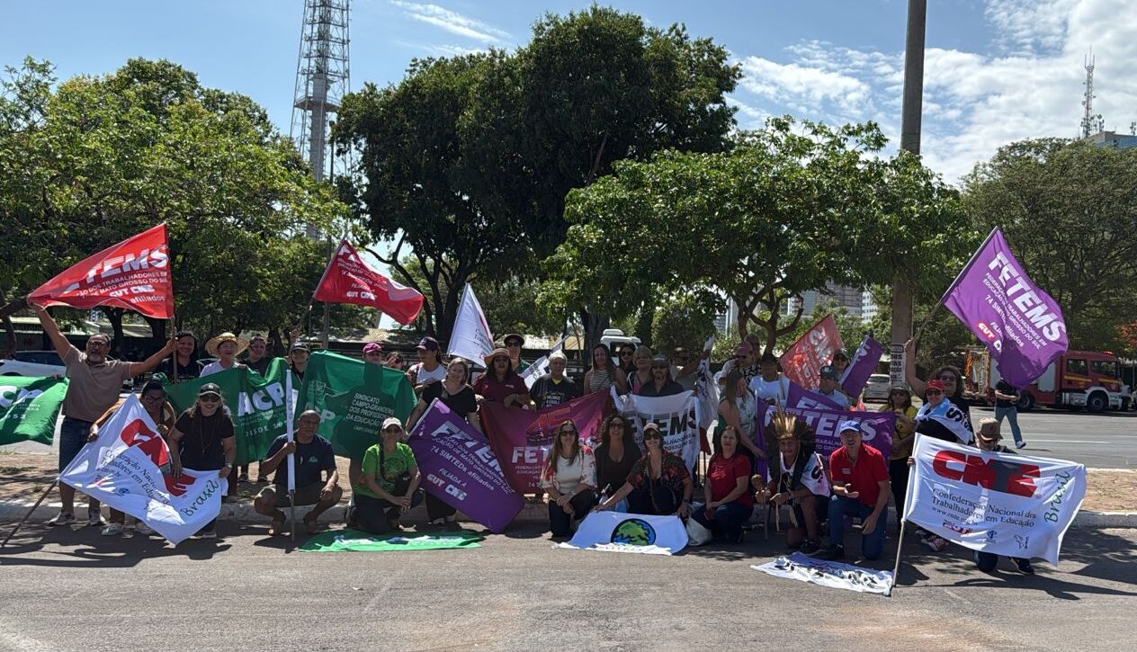 FETEMS e seus 74 sindicatos participam da Marcha Nacional dos Servidores Públicos contra a Reforma Administrativa