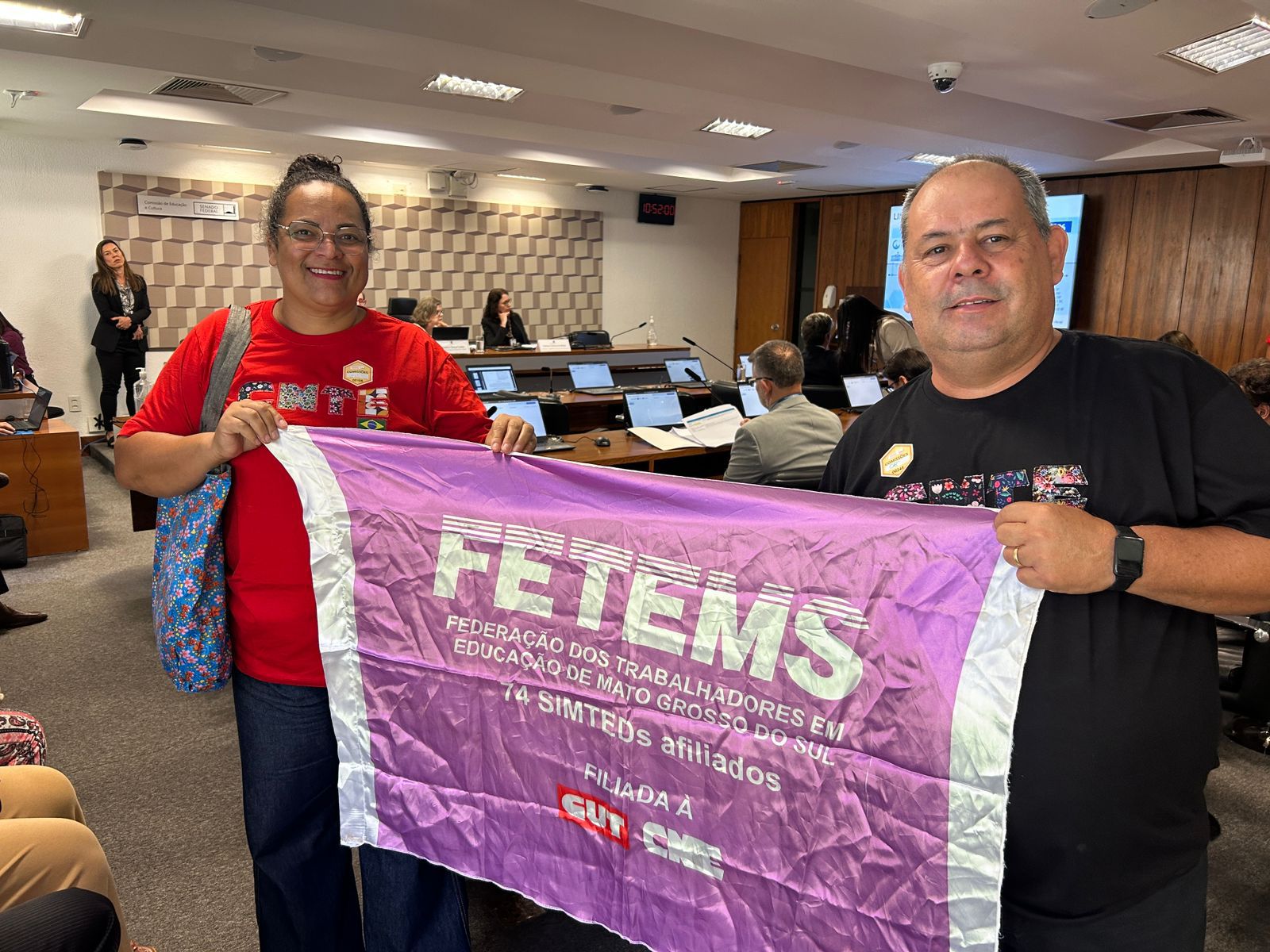 FETEMS participa de Mobilização Nacional em Defesa do Piso dos Administrativos da Educação