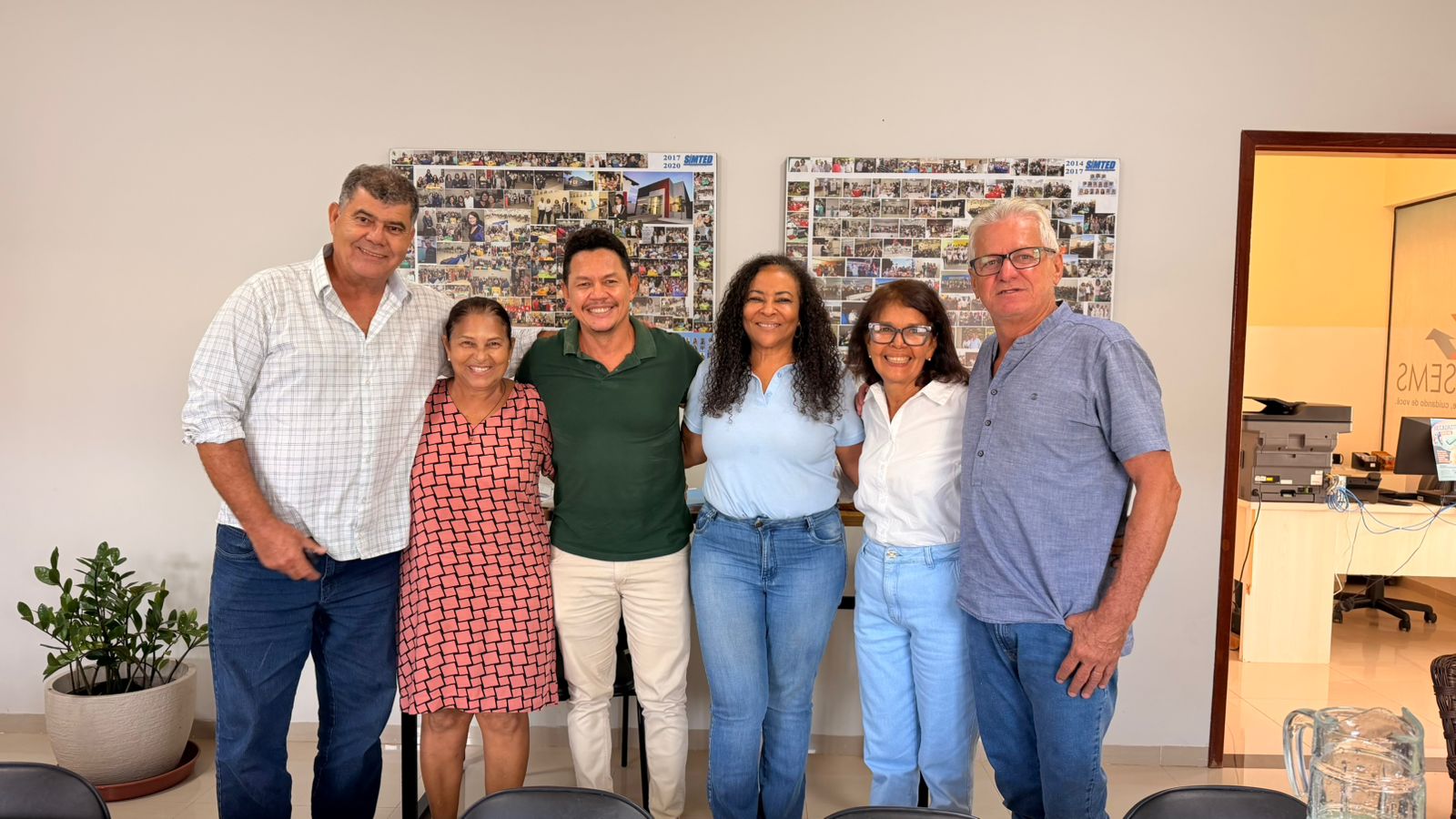 FETEMS fortalece organização sindical em agendas com SIMTEDs de Água Clara e Ribas do Rio Pardo