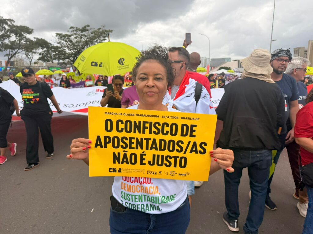 FETEMS e sindicatos participam da Marcha da Classe Trabalhadora e reforçam luta por direitos e valorização