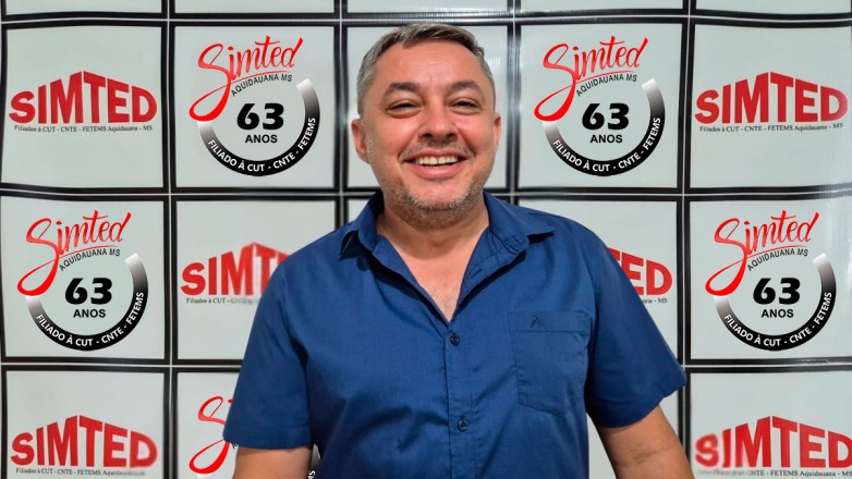 Jeferson de Pádua Melo assume presidência do SIMTED Aquidauana com ampla aprovação da categoria