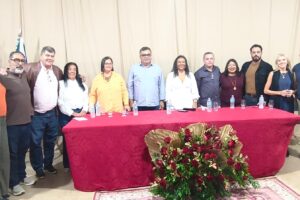 FETEMS participa da posse da nova diretoria do SIMTED Aquidauana e reforça unidade sindical