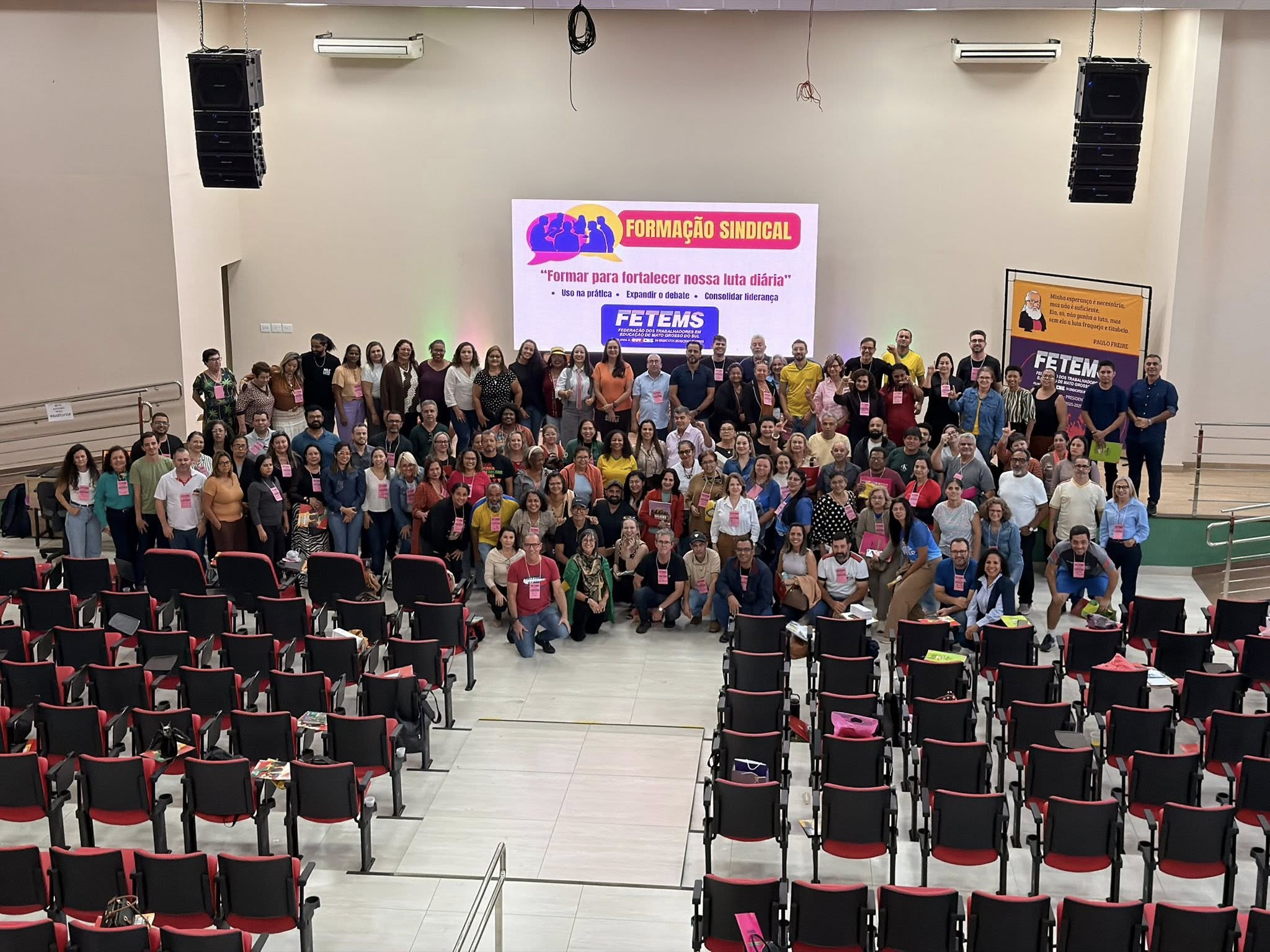 Formação Sindical da Fetems Debate Conjuntura Política, Comunicação e Fortalecimento da Organização Sindical