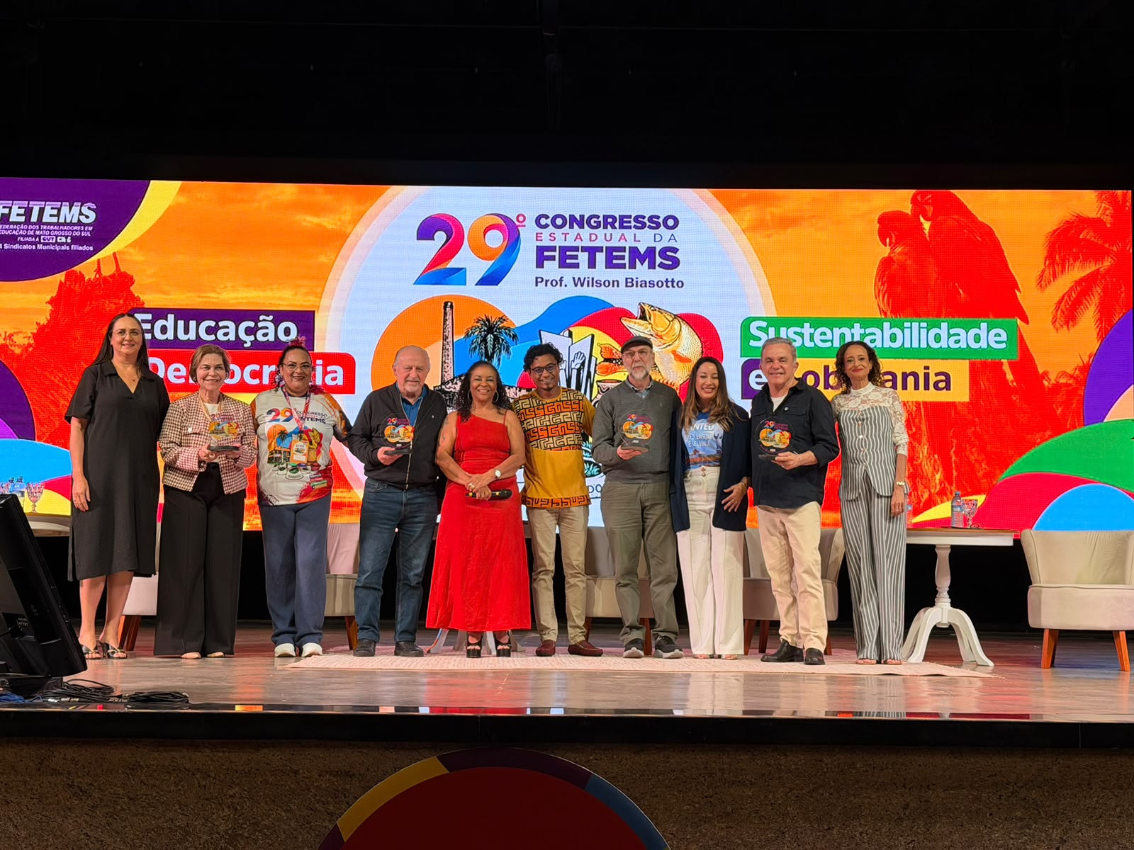 29º Congresso Estadual da FETEMS: Painel de Análise de Conjuntura destaca defesa da democracia, da educação e dos direitos sociais