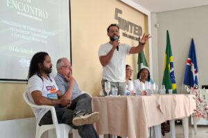 Vice-presidente da FETEMS participa de encontro de formação sindical do SINTED de Três Lagoas e Selvíria