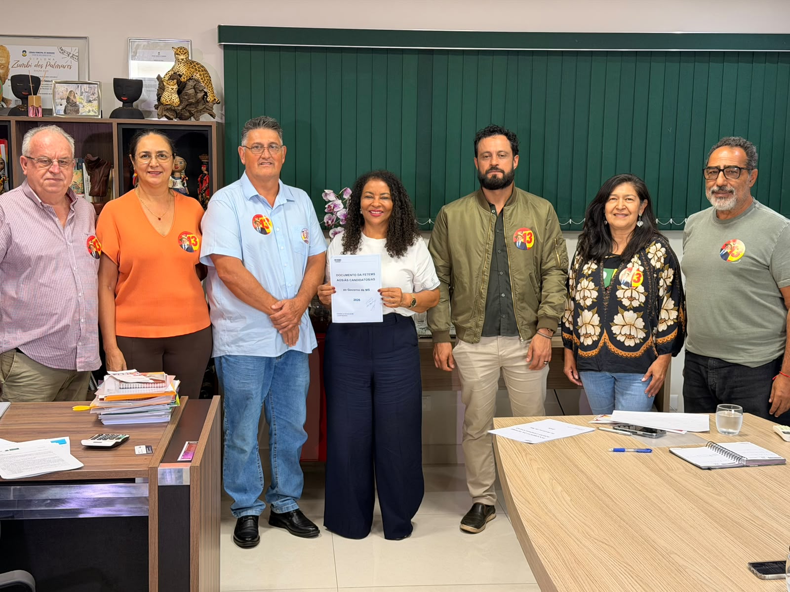 Lucien Rezende assina Carta de Compromisso da FETEMS apresentada aos candidatos ao Governo de MS